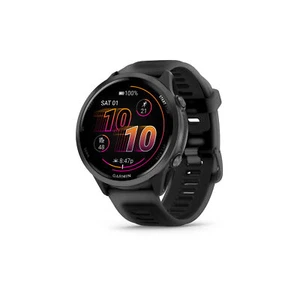 Garmin Forerunner 570 GPS Smartwatch (Slate Gray, Translucent Black/Black Band) - Picture 1 of 7