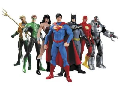 Paquete de 7 figuras de acción Justice League We Can be Heroes DC coleccionables SELLADAS Foto 1 de 4