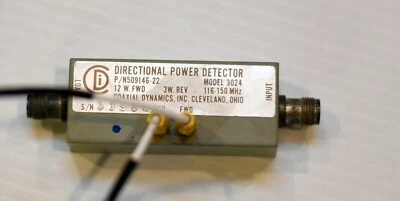 Acoplador direccional CDI, Mod 3024, 116-150 MHz, P/N 509146-22, con cables SMB Foto 1 de 4