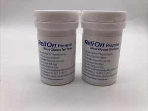 Prueba de glucosa en sangre ReliOn Premier 100ct FECHA DE CADUCIDAD: 08/2026 (sin caja) Ref. 015 - Imagen 1 de 2