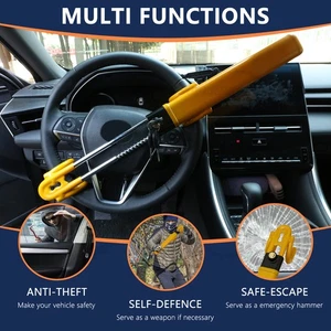 Heavy Duty Car Steering Wheel Lock Anti-Theft Security Device Universal + 2 Keys - Bild 1 von 7