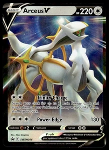 Pokemon TCG SWSH: Sword & Shield Promo Cards #SWSH306 Arceus V NM - Picture 1 of 2