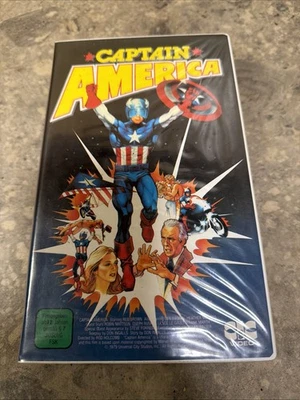 Captain America 1979 VHS German PAL CIC Video Reb Brown Len Birman - Bild 1 von 4