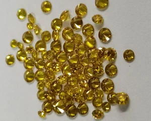Lab Grown Loose Diamond Round 2 ct Size 3.00 MM Clarity VS SI Yellow - Picture 1 of 6