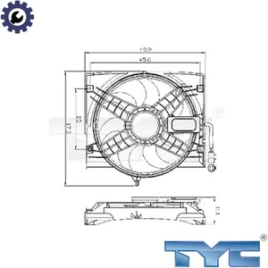 FAN RADIATOR 803-0011 FOR BMW M47D20 M47D20 2.0L 4cyl 3 Convertible E46 - Picture 1 of 6