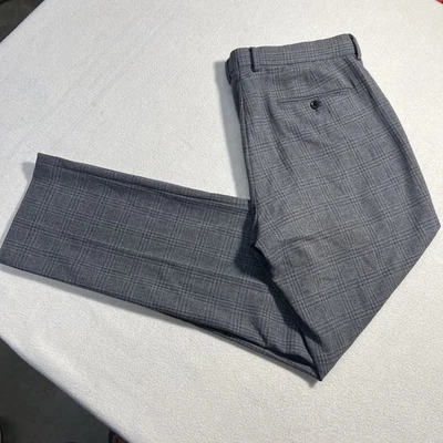 Penguin 36x32 Men’s Gray Plaid Straight Fit Dress Pants Original Heritage - Image 1 of 4