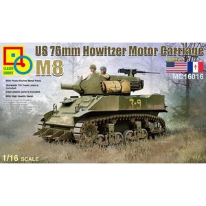 Classy Hobby 1:16 US 75mm M8 Howitzer Motor Carriage Model Military Kit MC16016 - Picture 1 of 4