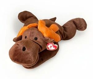 TY Pillow Pals 1998 Antlers the Moose Plush Beanie New W/Tag - Picture 1 of 7
