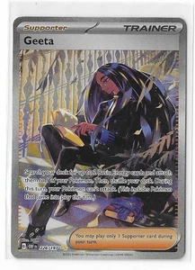 Geeta 226/197 Pokemon Llamas Obsidiana Ilustración Especial Tarjeta Rara Casi Nueva - Imagen 1 de 2