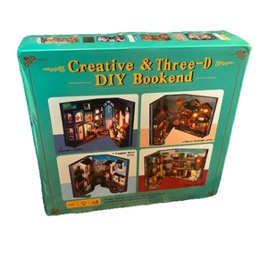 DIY Book Nook Kits, 3D Holzpuzzle Booknook Kirschblütenstraße NEU - Bild 1 von 4