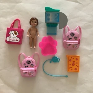 Mattel Barbie Replacement Accessories Lot Dog Backpack Stove Container - Photo 1/8
