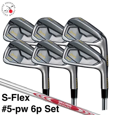 SRIXON ZX7 Mk II Iron Wedge 5-pw 6 Set Black Chrome Gold Modus3 TOUR 120 Steel - Image 1 of 4