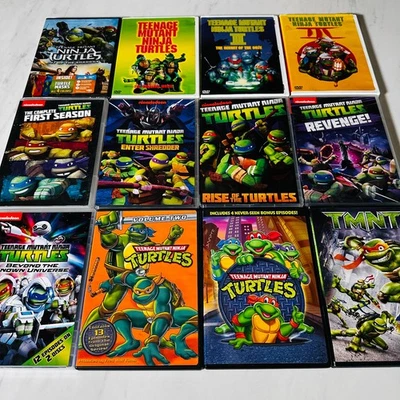 TMNT - DVD Lot of 12  Teenage Mutant Ninja Turtles Shadows Original Movie II III - Image 1 of 4