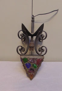 Peter Marsh Pendant Hanging Light Table Lamp 1950’s Hand Made (FREE UK POSTAGE) - Picture 1 of 15