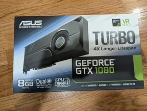 ASUS NVIDIA GeForce GTX1080 8GB DDR5X Graphics Card - DEFECTIVE - Picture 1 of 6