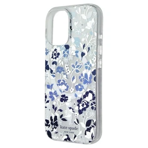Kate Spade Protective Case for MagSafe for Apple iPhone 16 - Flowerbed Blue Gems - Picture 1 of 3