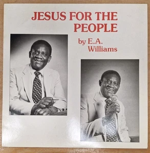 E.A. WILLIAMS Jesus For The People FAITH EAW1 VINYL LP EX - Picture 1 of 6