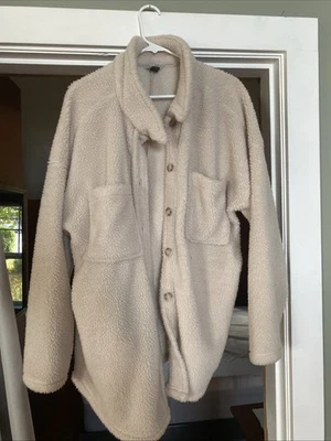 Eddie Bauer Sherpa Button Up Women’s L - Image 1 of 2