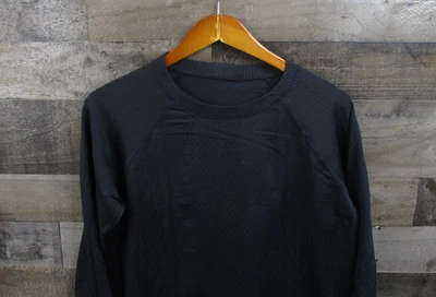 Suéter Lululemon Para Mujer Grande Sin Costuras Texturizado Cuello Redondo Agujeros para Pulgar Atlético Foto 1 de 4