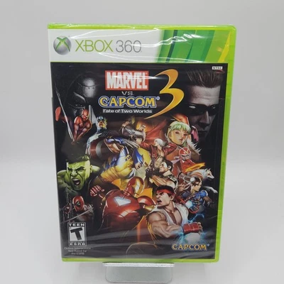 NEW Marvel vs. Capcom 3: Fate of Two Worlds (Xbox 360, 2011) Factory Sealed - Image 1 of 3