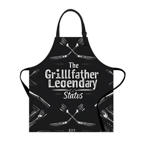 Aprons for Men Funny Cooking Aprons for Men With PocketsBBQ Chef Apron for Me... - Picture 1 of 7