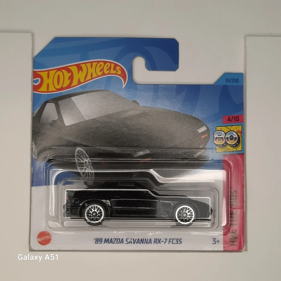 Hot Wheels Mattel 2023 '89 Mazda Savanna RX-7 FC35 51/250 HW The '80s 4/10 - Immagine 1 di 1