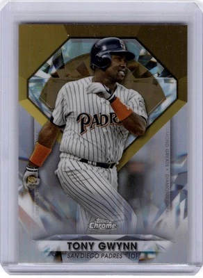 2022 Topps Chrome Update Tony Gwynn Diamond Greats Die Cuts San Diego Padres - Image 1 of 2