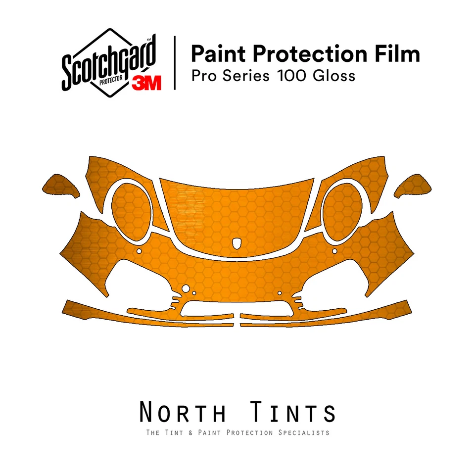 Porsche 911 Turbo 2014-2016 3M PRO Series PreCut Paint Protection Film Clear Bra - Image 1 of 4