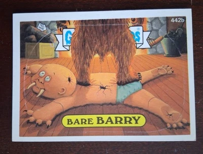 1987 Topps Garbage Pail Kids Series 11 #442b Bare Barry - Image 1 of 2