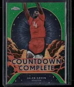 2024-25 Cromo #CC-8 Jalen Green Cuenta Regresiva Completo Topps Green Rockets - Imagen 1 de 2