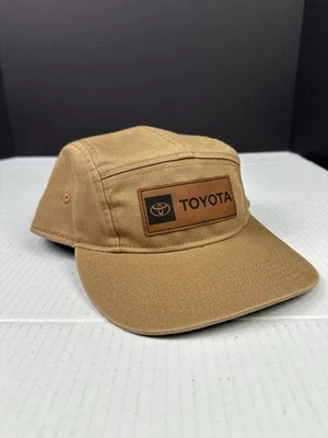 TOYOTA Gorra Marrón Lona 5 Paneles Cuero Parche Exterior TRD RACING Foto 1 de 4