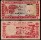 Sierra Leone 2 leones 1964- Cottonwood Tree P2b aF