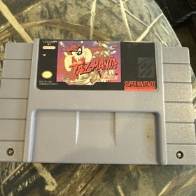 Taz-Mania SNES Super Nintendo Entertainment System Super NES Game Cartridge
