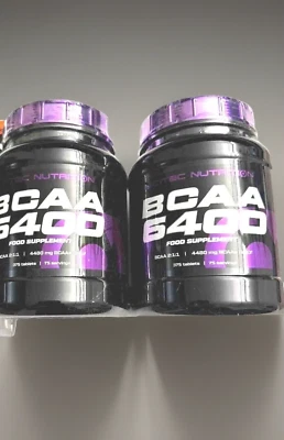 (44,69€/kg)Scitec Nutrition BCAA 6400 (2Dosen je375Taps)(960g Gesamtinhalt) - Bild 1 von 2
