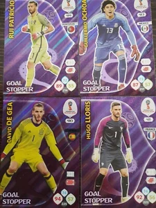 Lote 4 Goal Stopper World Cup 2018 Adrenalyn XL Panini - Imagen 1 de 1