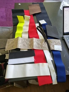 Schuhreparatur Studentensandalen Nähen Gummiband Gurtband verschiedene Farben Größen - Bild 1 von 9