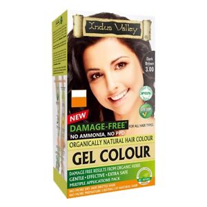 Indus Valley Damage Free Gel Hair Color dye (Choose from 6 colors)