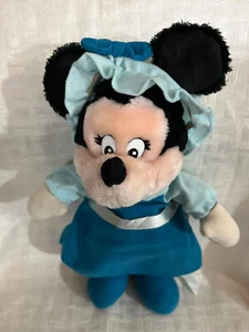 Applause Minnie Mouse Blue Outfit Vintage 12" Plush Soft Toy Stuffed Animal - Picture 1 of 3