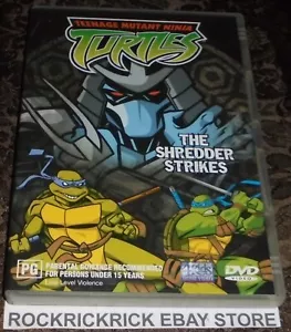 TEENAGE MUTANT NINJA TURTLES DVD VOL 4 THE SHREDDER STRIKES 3 EPISODES REGION 4 - Picture 1 of 2