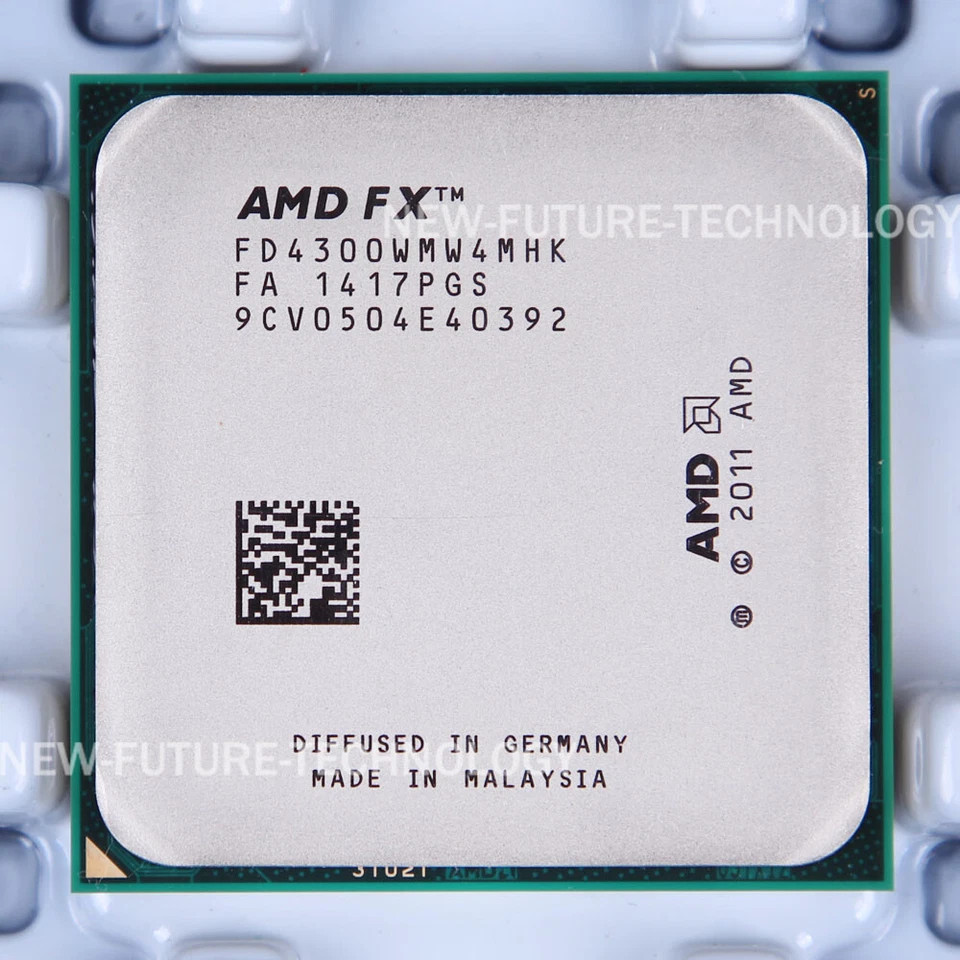 AMD FX-Series FX-4300 FD4300WMW4MHK CPU Processor 3.8GHz 4000MHz Socket AM3+ 95W - Image 1 of 1