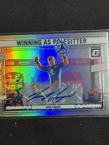 2024 Donruss Racing Joey Logano #186 Winning As Polesitter Auto Refractor - Picture 1 of 2