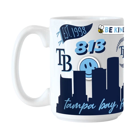 Tampa Bay Rays 15oz. Native Ceramic Mug Cover