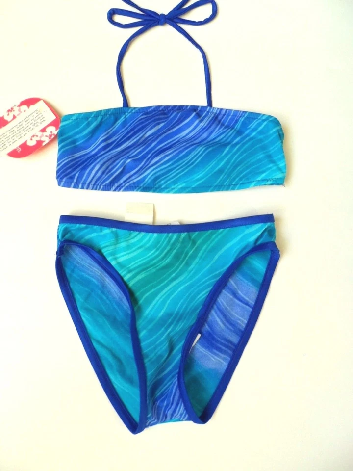 Niña Xhilaration Niñas 2 piezas Traje de baño azul () Foto 1 de 2