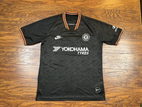 Nike Chelsea FC Christian Pulisic Jersey Shirt Soccer Large Black D6 Cover