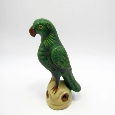 Antiguo loro esmaltado verde chino dinastía Qing - quemador de incienso 12" Foto 1 de 4
