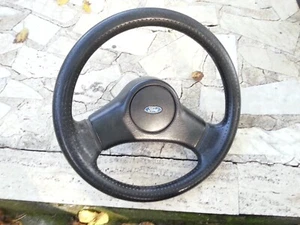 1990 Ford Fiesta 2 3mk2 mk3 1.8 Steering Wheel RS gsi Turbo Perforated Weft - Picture 1 of 5