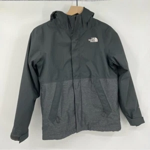 The North Face Vortex Triclimate Jacket Boys' Gray Zip Out Layer Hood M 10/12 - Picture 1 of 10