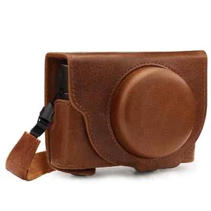 MegaGear Sony Cyber-shot DSC-RX100 VII Ever Ready Top Grain Leather Camera Case