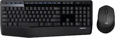 Logitech MK345 Wireless Combo Full-Sized Keyboard with Palm Rest and Comfortable - Image 1 of 4