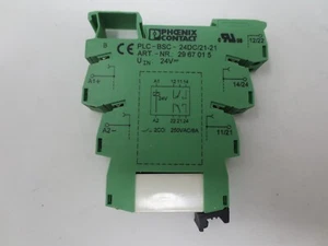 PHOENIX KONTAKTRELAISMODUL 29 67 01 5 SPS-BSC 24D/21-21 - Bild 1 von 3
